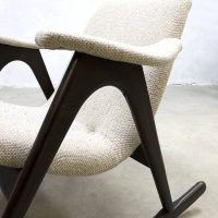 vintage rocking chair original Dutch design Louis van Teeffelen schommelstoel