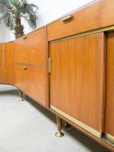 midcentury modern sideboard wall cabinet wall unit Pastoe Patijn Zijlstra Dutch design