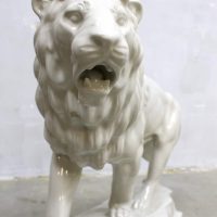 vintage Goebel porseleinen beeld leeuw jaren 60 porselain ceramic figure Lion