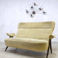 Vintage design two seats sofa tweezits lounge bank Artifort Theo Ruth