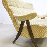 midcentury vintage design sofa velvet lounge bank velours Artifort