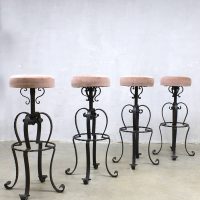 vintage retro barkruk industrieel eclectic stool Industrial barstool