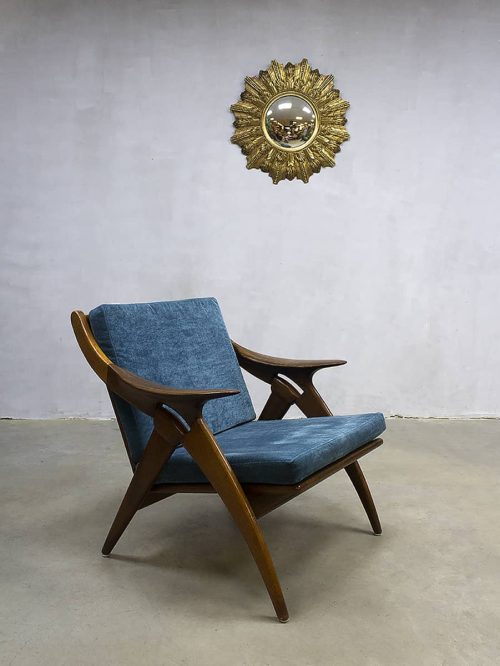 Vintage design lounge chair the Knot de knoop fauteuil De Ster Gelderland