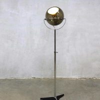 Vintage Dutch design globe floor lamp vloerlamp Frank Ligtelijn Raak