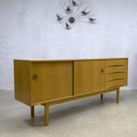 Vintage Danish design oak eiken sideboard dressoir Arne Vodder