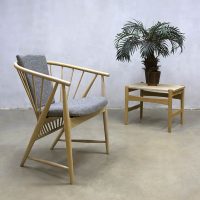 Vintage sun feather spindle chair spijlen stoel Sonna Rosen Nässjö Stolfabrik