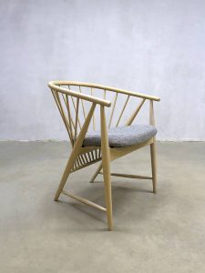 Vintage sun feather spindle chair spijlen stoel Sonna Rosen Nässjö Stolfabrik