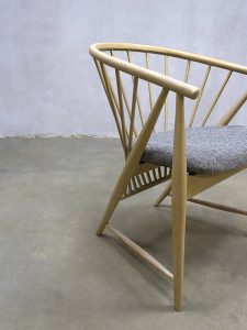 Vintage design spijlen stoel spindle back chair midcentury modern design Sonna Rosen