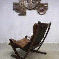 midcentury vintage design rocking chair armchair lounge chair schommelstoel retro Deens Scandinavisch