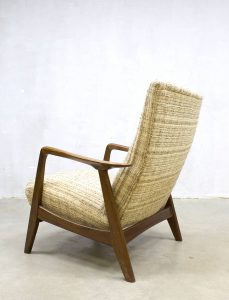 Vintage Deense Alf Svensson lounge fauteuil Danish easy chair 'Kontur' Fritz Hansen