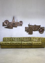 Vintage modular patchwork lounge sofa lounge bank DS11 De Sede
