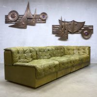 Vintage modular patchwork lounge sofa lounge bank DS11 De Sede