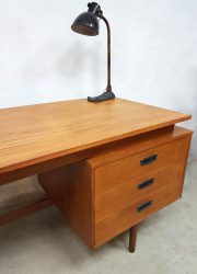 vintage teak office desk writing desk Scandinavian style