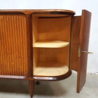 vintage teak houten kast dressoir sideboard fifties design