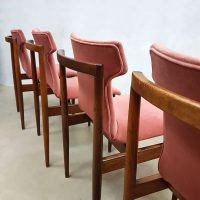 vintage Dutch design eetkamer stoelen Deense stijl Scandinavische stijl