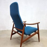 Vintage armchair lounge fauteuil Deense stijl Webe Louis van Teeffelen