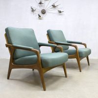 vintage design armchairs lounge chairs Danish Deense design lounge fauteuils