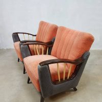 Vintage retro arm chair lounge chair fauteuil Art Deco style