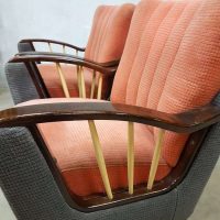 vintage jaren 50 60 lounge fauteuils chairs retro art deco stijl