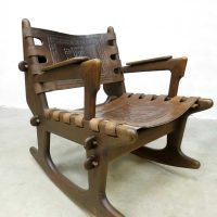 Vintage design Ecuador rocking chair Angel Pazmino