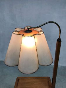 vintage vloer lamp Jindrich Halabala art deco Tsjechië design Jindrich Halabala