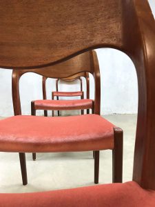 mid century modern dining chairs eetkamerstoelen Danish design Hans o Moller