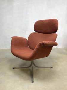 vintage lounge fauteuil Artifort big Tulip F545 armchair dutch design