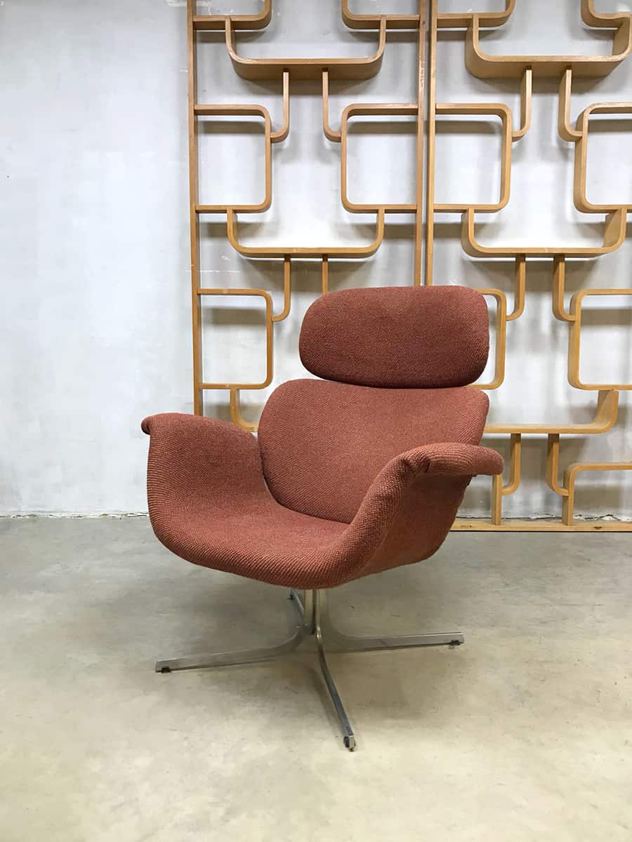 pijnlijk Tektonisch Verwijdering Artifort vintage design lounge chair fauteuil big Tulip F545 Pierre Paulin  | Bestwelhip