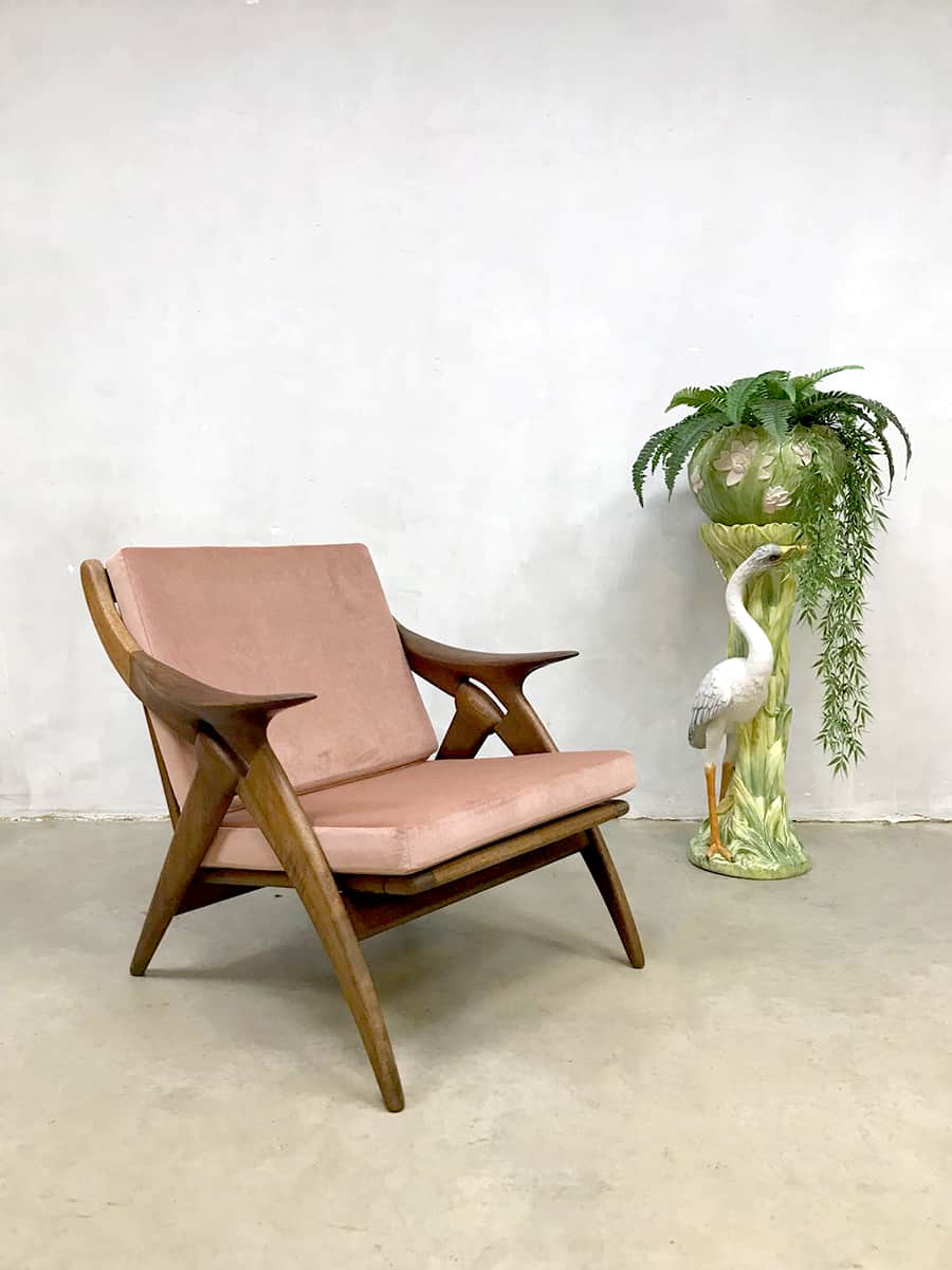 Vintage design armchair 'the knot' de knoop De Ster Gelderland | Bestwelhip