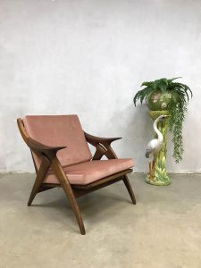 Vintage design armchair 'the knot' de knoop fauteuil De Ster Gelderland