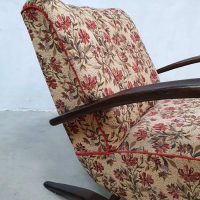 midcentury modern antique art deco armchair easy chair vintage design J. Halabala H269