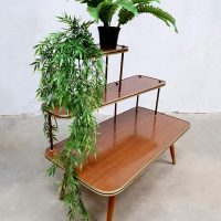Vintage retro plantentafel jaren 50 plant stand midcentury modern