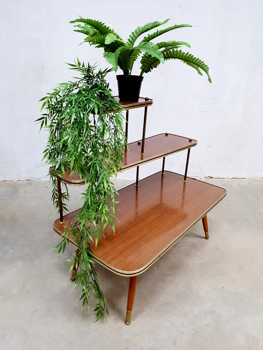 Jong haar Geruïneerd Vintage retro plantentafel jaren 50 plant stand midcentury modern |  Bestwelhip