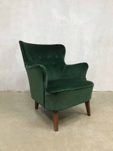 Vintage design armchair wingback chair lounge fauteuil Theo Ruth Artifort