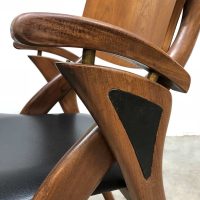Vintage Danish Hovmand Olsen for Mogens Kold dinner chair dining chair eetkamer stoel midcentury modern design Deens