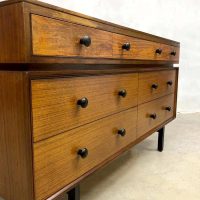Midcentury modern chest of drawers cabinet vintage ladekast 'minimalism'