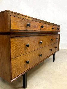 Midcentury modern chest of drawers cabinet vintage ladekast 'minimalism'
