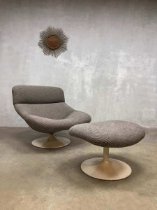 vintage dutch design lounge chair Geoffrey Harcourt Artifort lounge fauteuil