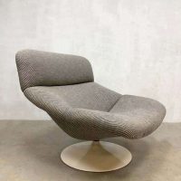 F518 Geoffrey Harcourt for Artifort lounge chair foot stool dutch design ploeg fabric