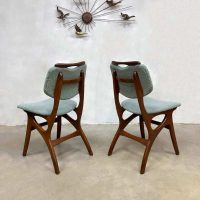 Vintage Dutch design dinner chairs dining chairs eetkamerstoelen Pynock Webe style