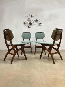 Vintage Dutch design dining chairs eetkamerstoelen Pynock