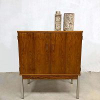 Vintage design storage cabinet minimalism rosewood kast