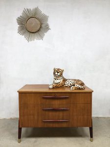 Danish vintage midcentury design chest of drawers cabinet ladekast Deens