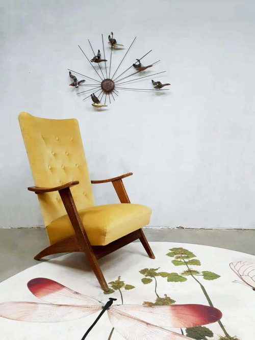Midcentury modern Danish design armchair lounge fauteuils