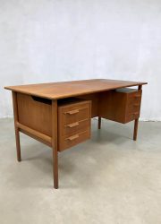 Vintage Scandinavian teak desk Danis office design