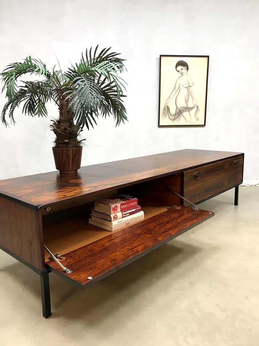 Gemarkeerd Microprocessor Alabama Vintage design rosewood palissander lowboard cabinet dressoir XXL |  Bestwelhip