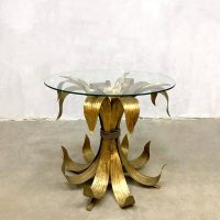 Italian gilt leaf coffee table tole table side table gilded gold bijzettafel
