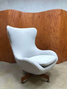 midcentury modern design wingback chair egg chair swivel chair fifties sixties design