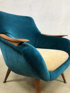 vintage retro club fauteuil arm chair loungechair fifties design midcentury modern