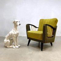 vintage keramaiek beeld decoratie windhond, ceramic dog fifties sixties Italian